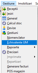 Echivalente U M