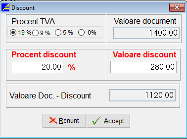 Receptii Discount