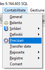 Contabilitate Precizari