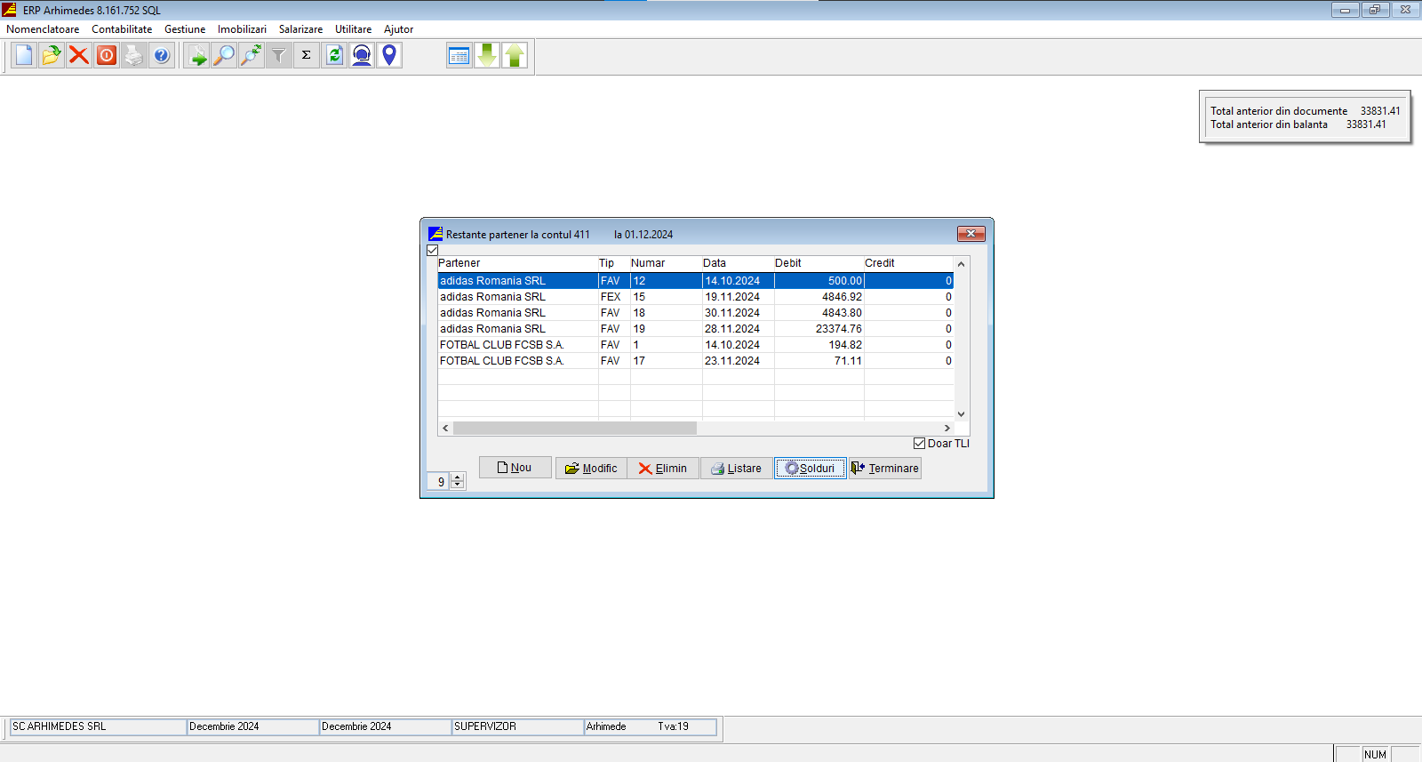 Definitii Restante Initiale Solduri