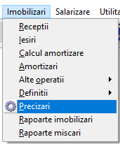 Precizari Imobilizari